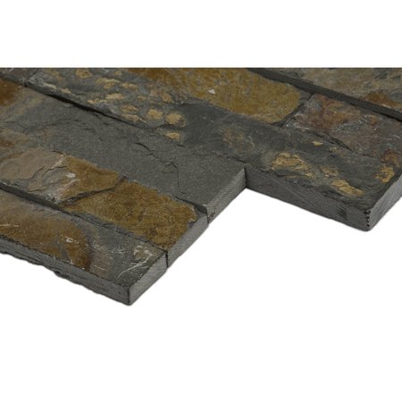 Msi Gold Rush Ledger Panel SAMPLE Natural Quartzite Wall Tile ZOR-PNL-0075-SAM